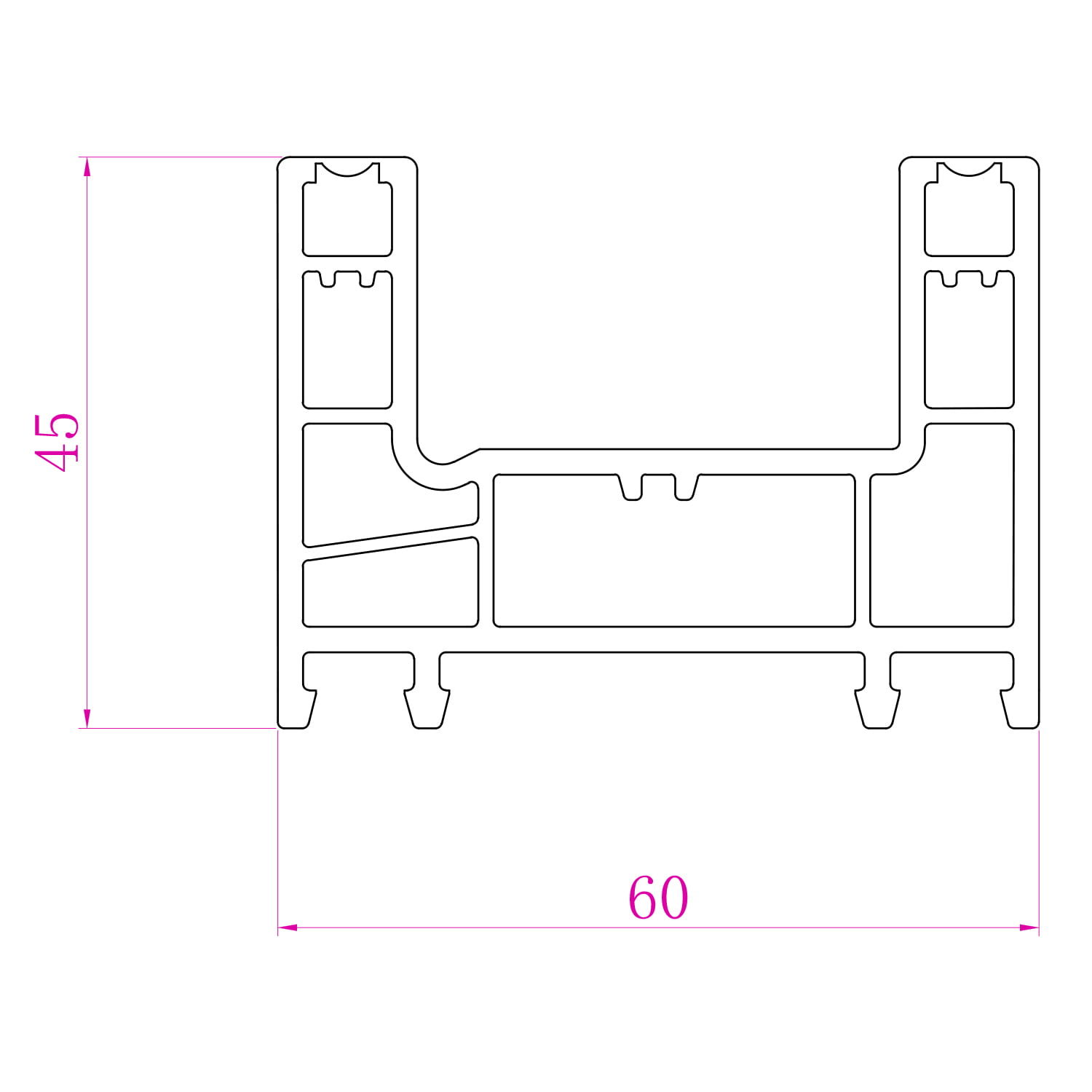 Sliding 2 Track Outer Frame