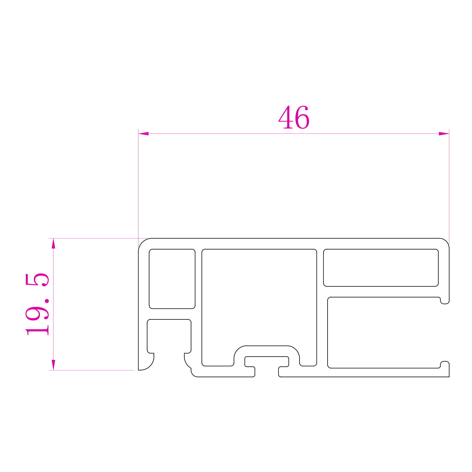 Sliding Mesh 46x19.5